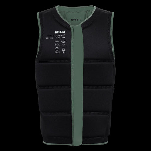 Star Impact Vest Fzip Wake - Dark Olive